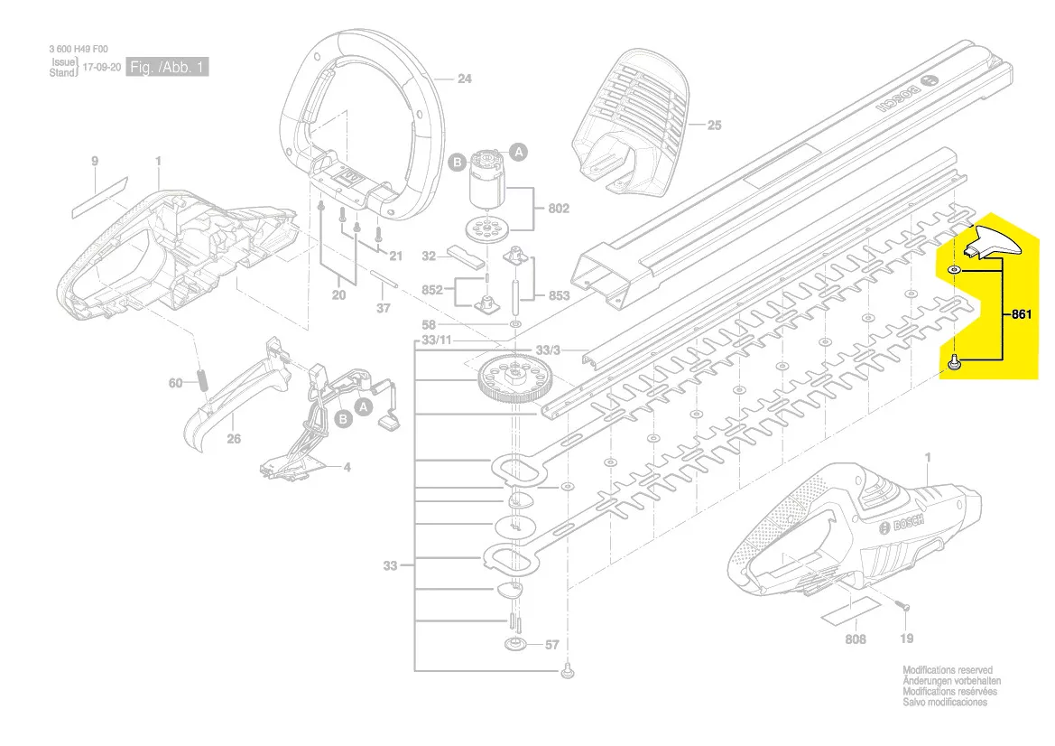 Butée protection réf. 1 607 000 C6R BOSCH